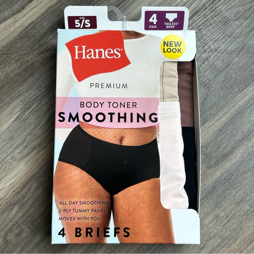 NWT Hanes Premium Body Toner Smoothing Briefs